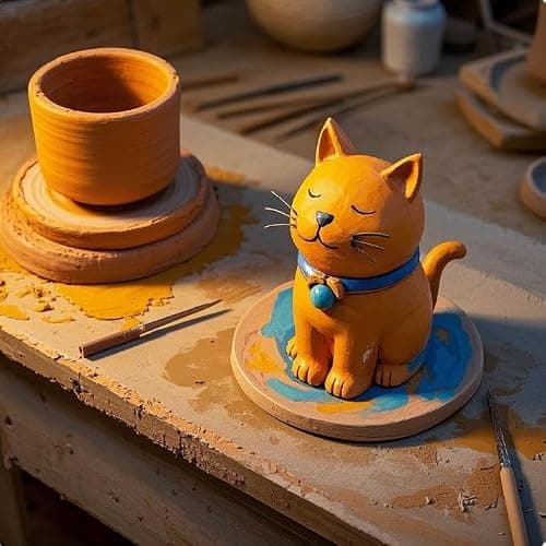 ZEHIQ Premium Air Dry Clay-2.2 lbs Natural Pottery Clay for Wheel Throwing, Hand Building, Sculpting Molding | No Baking Required, Self-Hardening | Beginner & Professional Artist Supplies(Terracotta) thumbnail 7