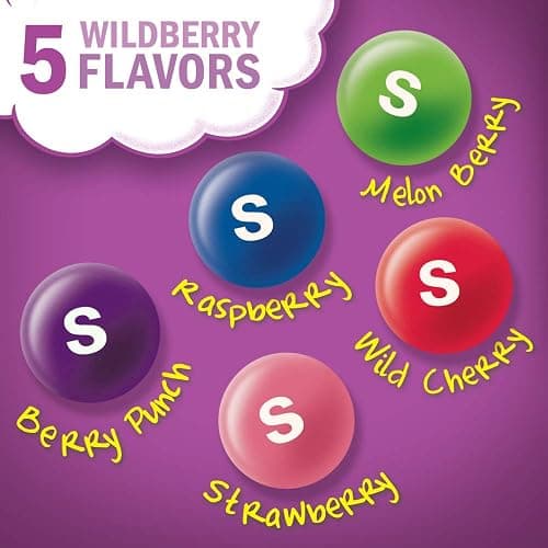 SKITTLES Wild Berry Chewy Candy Share Size Movie Night Party Favor Candy Snack, 15.6 Oz Resealable Bag thumbnail 5