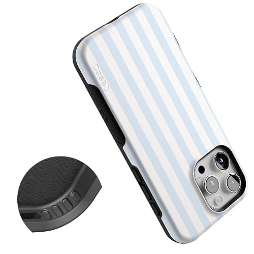 Casely iPhone 16 Pro Case | Blue Stripes | Sunday Best | Compatible with MagSafe | Bold Protective Design thumbnail 5