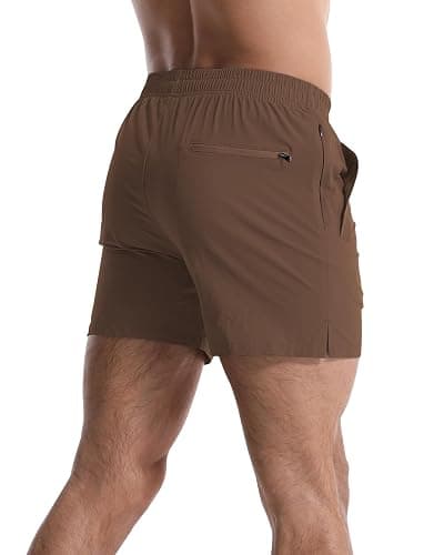 Lempue 2 Pack Mens Athletic Shorts 5 Inch Quick Dry Gym Workout Shorts Men Lightweight Sports Running Shorts with Pockets thumbnail 5