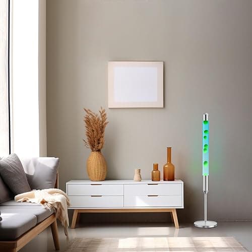Kyzfy 47.5-Inch Liquid Motion Lamp,Magma Lamp, Mood Relaxation Light，Suitable for Home Decoration,Office Decoration, Cafes,Bars,Etc (Blue Water Green Wax, 47.5 inches) thumbnail 2