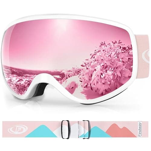 findway Kids Ski Goggles, Kids Snowboard Goggles for Boys Girls Toddler age 3-12 - Image 1