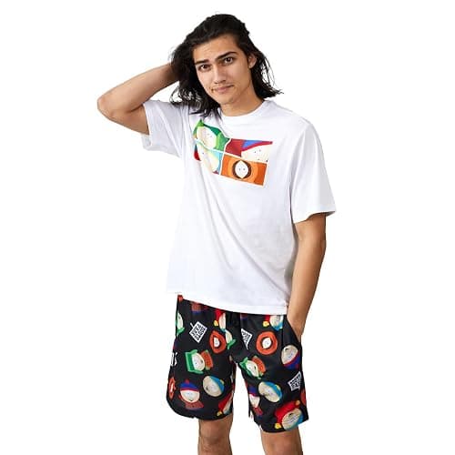 Bioworld South Park Main Character Grid Men's 2-Pack T-shirt & Lounge Short Sleep Set thumbnail 3