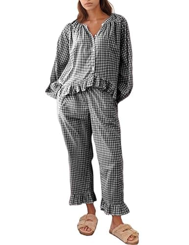 Gingham Pajama Set - Image 1