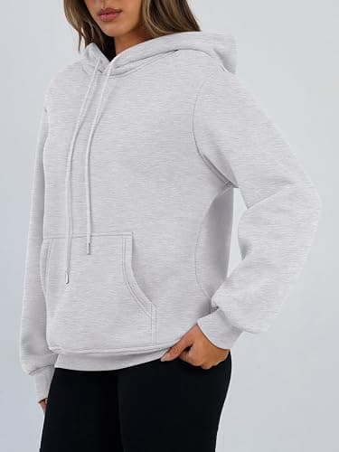 Trendy Queen Women's Winter Fleece Sherpa Lined Hoodie Casual Warm Pullover Hooded Sweatshirt thumbnail 3
