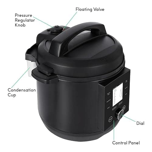 CHEF iQ Smart Pressure Cooker with WiFi and Built-in Scale - Easy-to-Use 10-in-1 Multicooker with 500+ Guided Recipes - Rice Cooker, Slow Cooker, Instant Meals for Foodies - 6 Quart - Family Size thumbnail 7