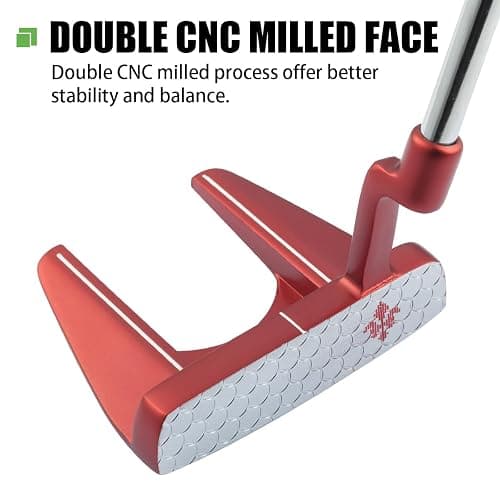 MAZEL Tour GS Men's Golf Putter,Right Handed,Golf Head Cover Included thumbnail 3