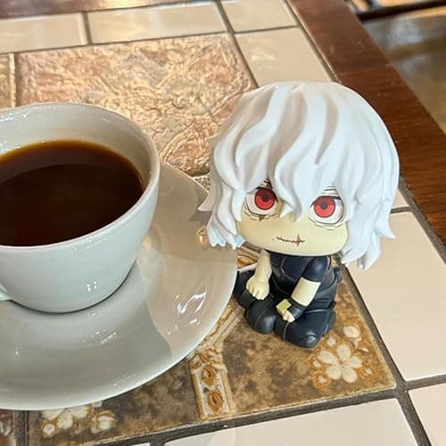 HBGIAY MHA Dabi Look up Figure Tomura Shigaraki Action Figure Sitting Pose Cute MHA Figurine Toga Himiko Statue Collectibles Gift thumbnail 5