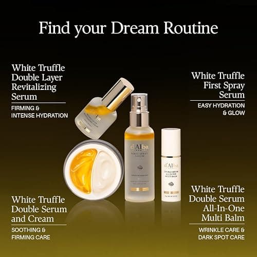 d'alba Piedmont White Truffle Double Serum All-in-one Multi Balm, Stick Balm, Vegan Skincare with Vitamin C and Vegan Collagen, 3-in-1 Anti Wrinkle, Eye Treatment, Dark Spot Remover thumbnail 8