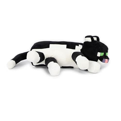 Minecraft Tuxedo Cat Plush Pillow Buddy - Super Soft Gamer Stuffed Animal - Polyester Microfiber, 18 Inches thumbnail 2