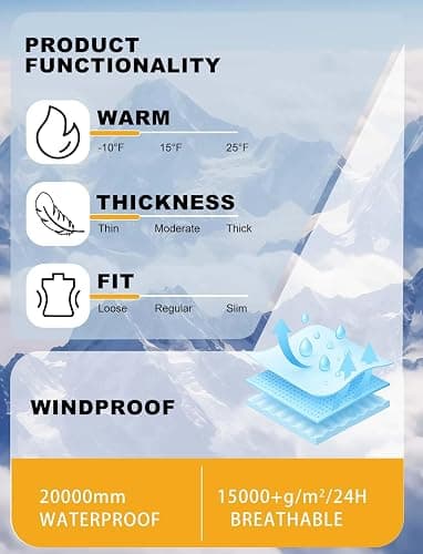 GSOU SNOW Women Men Ski Pants Snowboard Pants Super Baggy Snowboarding Loose Snow Sport Insulation Waterproof Windproof thumbnail 4