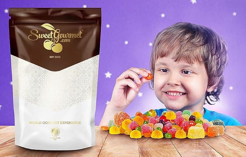 SweetGourmet Jelly Giant Gum Drops Candy | 1 pound thumbnail 3