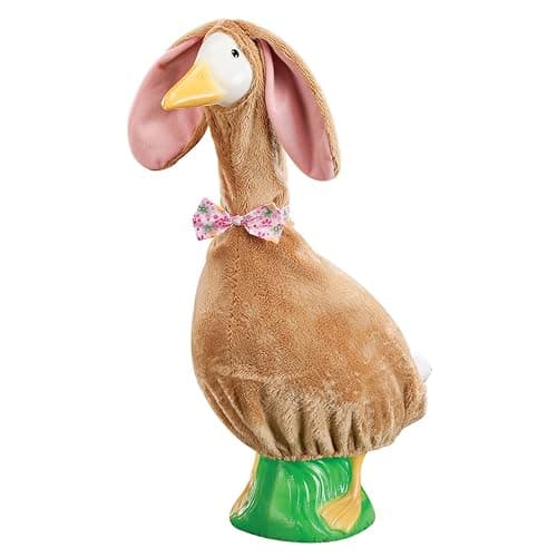 Fox Valley Traders Gaggleville Brown Bunny Goose Outfit, Fits Large 23" H Statue - Image 1