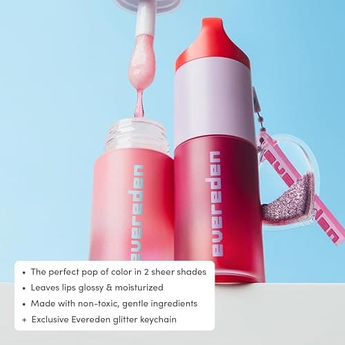 Evereden Kids Tinted Non Toxic Lip Gloss: Sakura - Non Toxic - Vegan Clean Makeup for Kids - Soothing & Hydrating Kid Lip Gloss with Cherry, Peach, & Cranberry Oils - Girls Makeup thumbnail 3