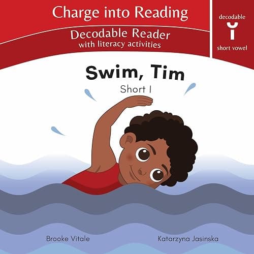 Charge into Reading Decodable Books (Stage 1): 5 Short Vowel Decodable Readers to Help Kindergarten and First Grade Beginning Readers Learn to Read (One Short Vowel Sound Per Book) thumbnail 17