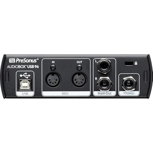 PreSonus AudioBox 96 USB Audio/MIDI Interface with CR3-X Creative Reference Multimedia Monitors and with Newest Version Studio One Artist Software Pack & Isolation Recording Shield thumbnail 3