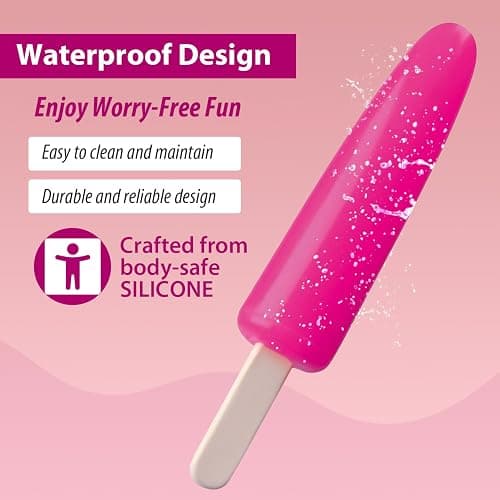 Love To Love iScream Silicone Waterproof Dildo - Innovative Freezable & Heatable Design, Ultimate Pleasure Sex Toys for Adults, Versatile Adult Toys for Couples & Singles, Premium Sex Toy thumbnail 4