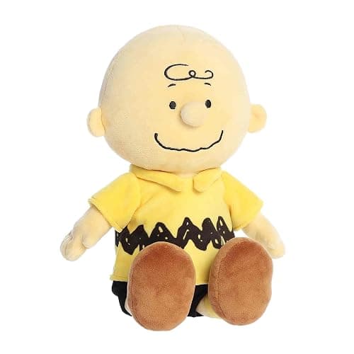 Aurora® Adorable Peanuts® Charlie Brown Stuffed Animal - Officially Licensed Toys for All Snoopy Fans - Nostalgic Gift for Adults and Birthday Celebrations - Multicolor 13 Inches thumbnail 2