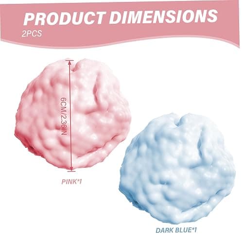 Stress Balls for Kids, 2PCS Shapeable Grape Stress Ball, 2.4 Inch Soft Squish Balls, Relief Squeeze Toys for Party Favors Gifts, Style 1 thumbnail 4