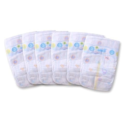 MAIHAO Reborn Baby Dolls Diapers 18-28 inch Newborn Reusable 6-Piece Pack Fit 18-28" Reborn Newborn Dolls - Image 1