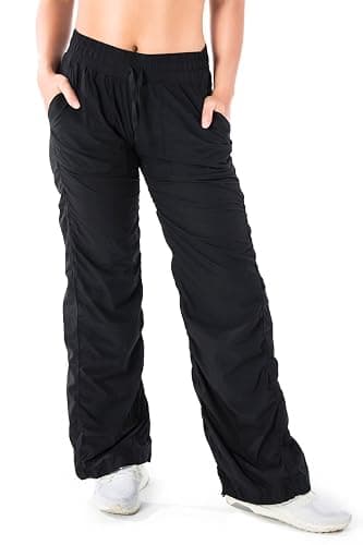 NUMBER 7 REALLY WANT Yogipace Women's Petite/Regular/Tall Lightweight Wrinkle Resistant Studio Travel Pants with UV Protection for Dance & Daily - Image 1
