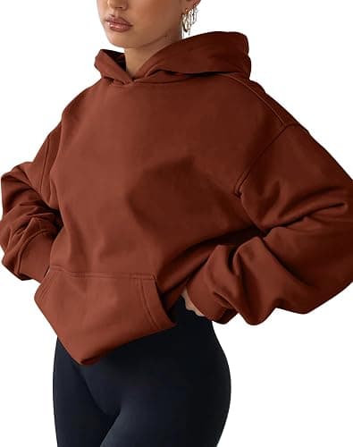 TICTICMIMI Women's Hoodies Sweatshirts Cute Long Sleeve Tops Loose Fleece Pullover Shirts with Pocket thumbnail 3