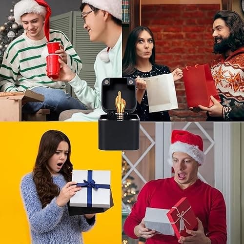 JEANUE Funny Gag Birthday Gifts for Men,White Elephant Gifts for Adults,Prank Box Random Cool Stuff for Brother,Mens Christmas Weird Quirky Gift for Coworkers thumbnail 6