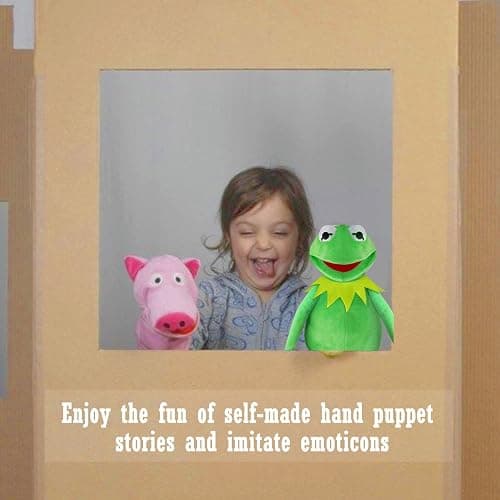 Kermit Frog Puppet, The Muppets Show, Soft Hand Frog Stuffed Plush Toy, Christmas Birthday Gift Ideas for Boys and Girls- 24 Inches thumbnail 7
