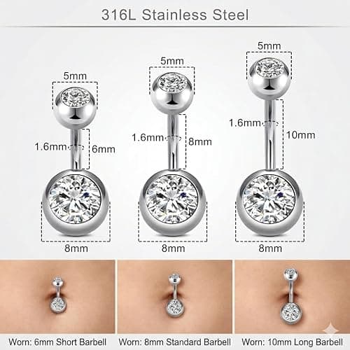 DJCIW 75Pcs Professional Piercing Kit For All Piercings, 14G 16G 18G 20G Needles Clamps Body Jewelry for Nose Belly Lip Eyebrow Ear Piercing (read description) thumbnail 2
