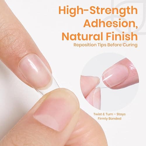 Beetles Nail Glue Gel Hands-Free, 20g Tipex Solid Nail Glue Gel for Acrylic Nails Extension, Press On Nails, 3D Nail Art, Soak off UV & LED, Beginner Friendly Long Lasting DIY Home Manicure thumbnail 7