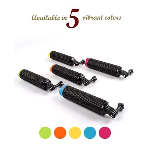 Floating Hand Grip Waterproof Monopod for GoPro Hero 13 12 11 10 9 8 7 6 5 | Compatible with Hero Session Black Silver Handler & Handle Mount Accessories Kit for Water Sport & Action Cameras (Blue) thumbnail 7