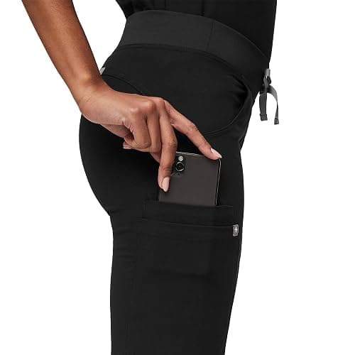 FIGS Kade Cargo Scrub Pants for Women — Classic Fit, Straight Leg, 4 Pockets, Yoga Waistband, Anti-Wrinkle thumbnail 8