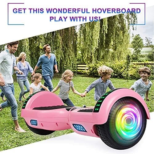 SISIGAD Scooters for Kids Ages 7-12, with Built-in Bluetooth Speaker and 6.5" Colorful Lights Wheels, Safety Certified Self Balancing Scooter thumbnail 6