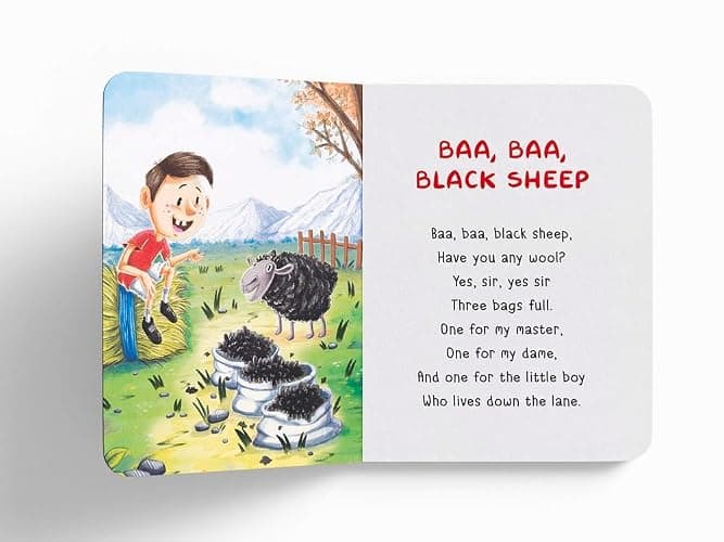 Nursery Rhymes Board Book: Illustrated Classic Nursery Rhymes (My First Book series) thumbnail 5