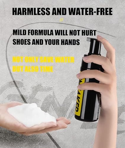 COZGO Shoe Cleaner Kit for Sneaker, Water-Free Foam Sneaker Cleaner 5.3Oz with Shoe Brush and Shoe Cloth,Work on Most Shoes thumbnail 3