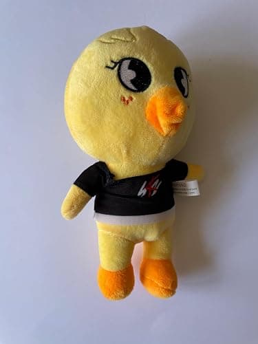 NA SKZOO Plush Toy Stray Kids Plush Doll, Cute Cartoon Anime Stuffed Animal Toy, Wolf Chan/Leebit/DWAEKKI/Jiniret/HAN QUOKKA/BbokAri/PuppyM/Foxl.Ny Plush Doll (BbokAri) - Image 1