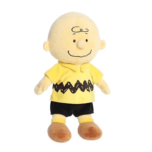 Aurora® Adorable Peanuts® Charlie Brown Stuffed Animal - Officially Licensed Toys for All Snoopy Fans - Nostalgic Gift for Adults and Birthday Celebrations - Multicolor 13 Inches thumbnail 7