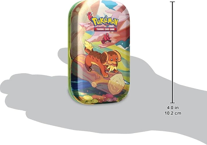 Pokémon TCG: Vibrant Paldea Mini Tin – Dachsbun & Oricorio (2 Booster Packs, 1 Sticker Sheet) thumbnail 2