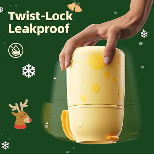 ChugJug Thermo for Hot Food for Adults Kids | Wide Mouth, 26 oz Insulated Food Jar with Spoon, Leakproof Soup Thermo for School Office Travel, Thermal Steel Lunch Container Easy to Carry (Yellow) thumbnail 5