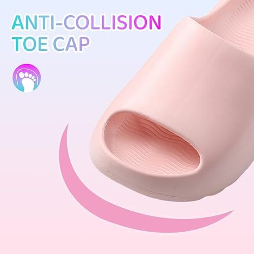 Cloud Slides for Kids,Boys Girls Shower Slippers Bathroom Pool Sandals,Toddler Home House Open Toe Comfy Thick Sole Slippers,Summer Non-Slip Beach Shoes thumbnail 4