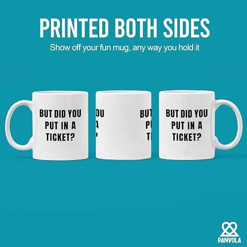 Panvola But Did You Put In A Ticket Funny Office Gifts to Coworkers Tech Support Technical Developer Project Managers IT Help Desk Novelty Drinkware Ceramic Mug 11 oz White thumbnail 4