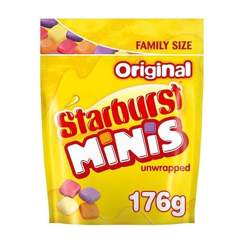 Starburst Minis Original Fruit Sweets, Family Size Pouch, 176 g thumbnail 2