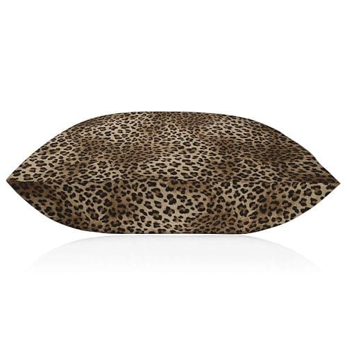 EKOBLA Throw Pillow Cover Leopard Print Pattern Safari Wild Animal Theme Pattern Leo Skin Cheetah Tiger Decor Lumbar Pillow Case Cushion for Sofa Couch Bed Standard Queen Size 20x30 Inch thumbnail 7