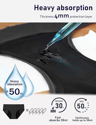 ALLBASE No-side-leaks Leakproof 2.0 Heavy Flow Period Underwear for Women thumbnail 4
