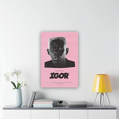 OUNCLA Rapper The Creator Igor Music Album Art Deco Poster Poster Bedroom Decor Sports Landscape Office Room Decor Gift Style:Unframe 12x18inch(30x45cm) thumbnail 6