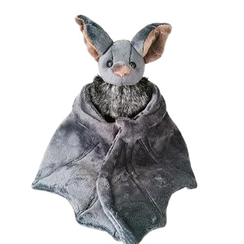 Tuxuseo Fleder-Maus Stofftier Plüsch | 30 cm Halloween Spielzeug | Kuscheltier Fleder-Maus Groß Mit Band | Halloween-Dekoration Partyzubehör - Geburtstagsgeschenk Für Kinder Und Erwachsene - Image 1