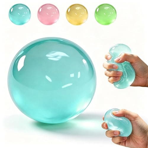 Coconut Oil Squishy, Slow Rising Stress Relief Squeeze, Soft Non-Sticky Sensory Fidget for Relaxation, Easy to Clean, Portable Gift for Adults (Blue) - Image 1
