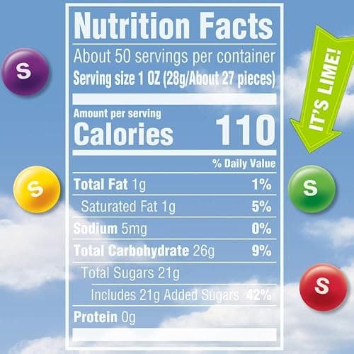 SKITTLES Original Summer Chewy Candy, Party Size, 50 Oz Resealable Bulk Candy Bag thumbnail 2