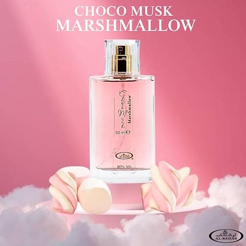 Al-Rehab Choco Musk Perfume - Original, Marshmallow & Pistachio Eau de Parfum Sprays 50ml (1.65 oz) | Gourmand Perfume with Chocolate & Vanilla | Long-Lasting Sweet Fragrances (Bundle) thumbnail 5