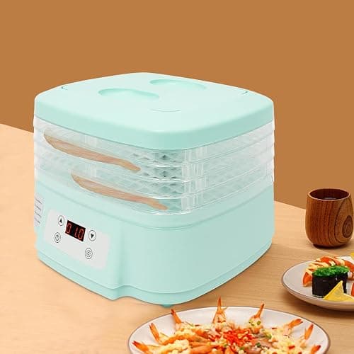 5 Tiers Food Dehydrator Machine, 110V Candy Dried Machine with Adjustable Timer & Temperature, Large Capacity Fruit Dehydrator Machine for Beef, Fruits, Meat, Vegetables thumbnail 4